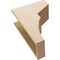 Ekena Millwork 8"W x 16"D x 24"H Classic Monterey Rough Cedar Woodgrain TimberThane Corbel, Primed Tan CORUR08X16X24MONRCPR - alternate 3